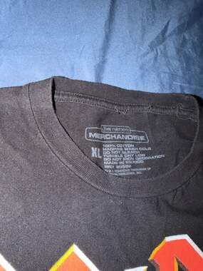 AC/DC T.N.T. Dynamite Plunger Graphic T-Shirt Black Size XL A22